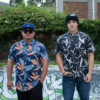 Indospray Floral Woven Short Sleeve Shirt